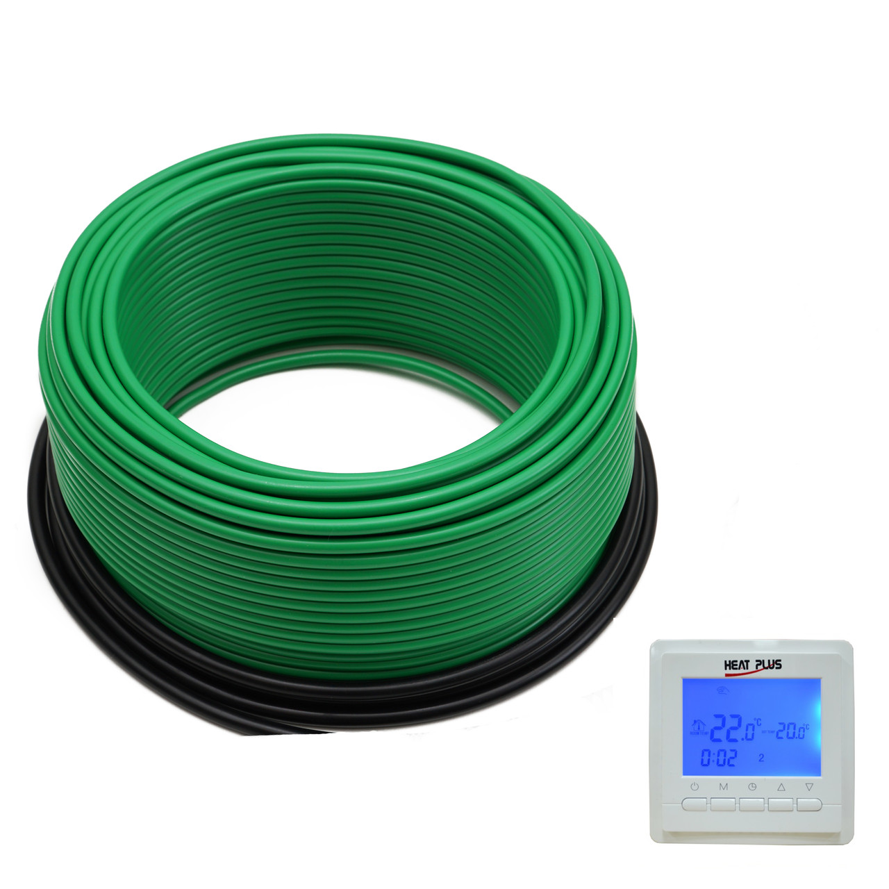 Комплект Нагрівальний кабель ThermoGreen CT20-400W 20 м + Терморегулятор BHT-306