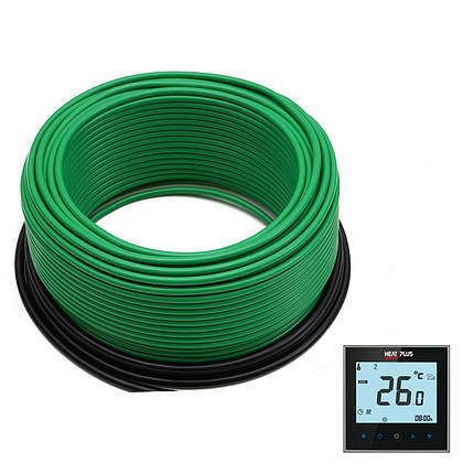Комплект Нагрівальний кабель ThermoGreen CT20-1200W 60 м + Терморегулятор ITEO 4, фото 1