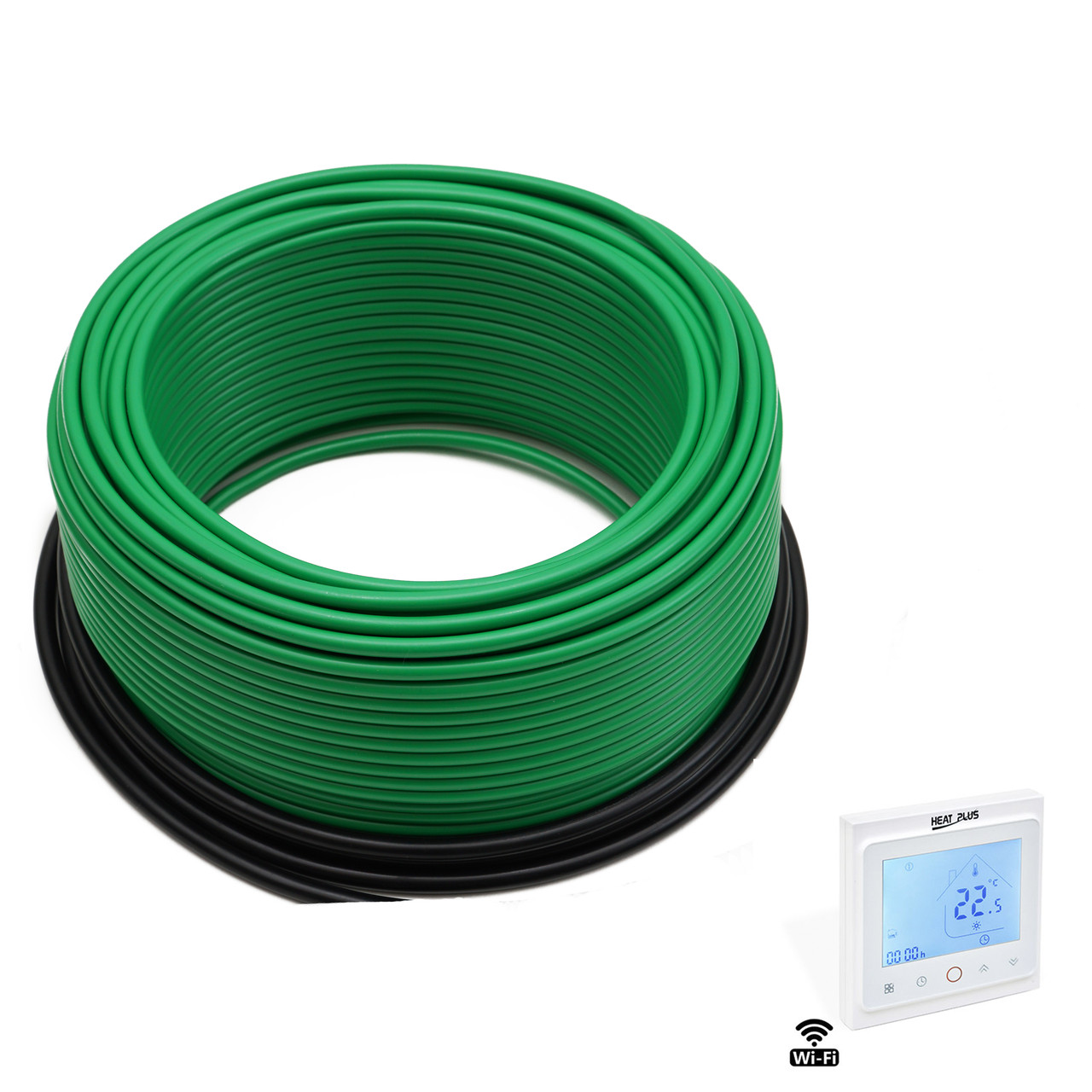 Комплект Нагрівальний кабель ThermoGreen CT20-850W 42,5 м + Терморегулятор BHT-002 (Wi-Fi)