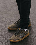 Кросівки Adidas Gazelle Brown з натуральної замші, фото 2