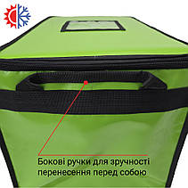 Професійна термосумка для доставки, об'єм 52л 50*30*35см, фото 5