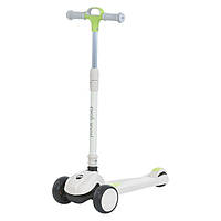 Самокат триколісний iTrike (колеса зі світлом, кермо регулюється, музика, світло) JR3-138-W Білий