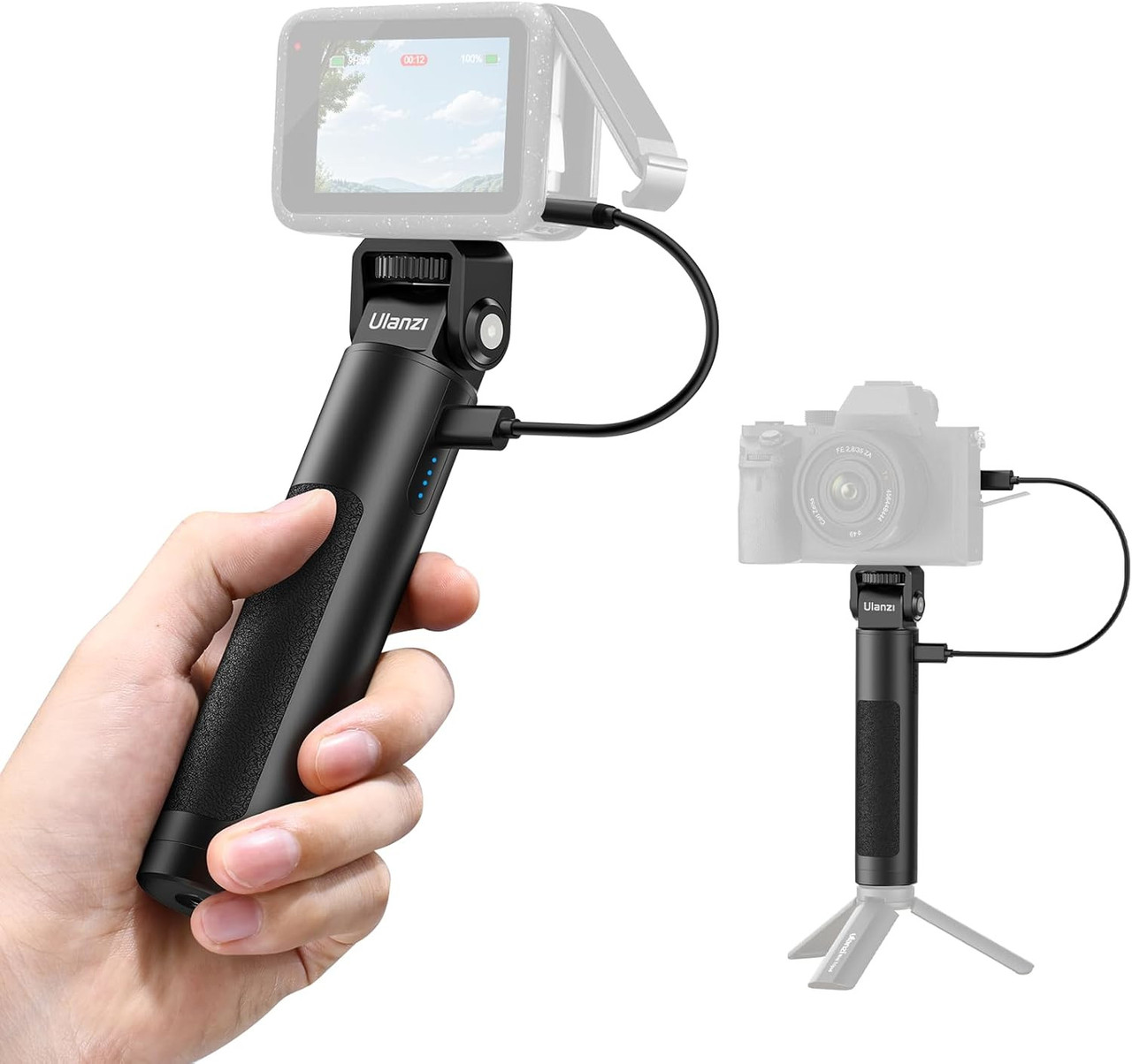 Ручка повербанк для камери або телефону 5500мАгод PD 18Вт Ulanzi BG-2Pro, фото 1