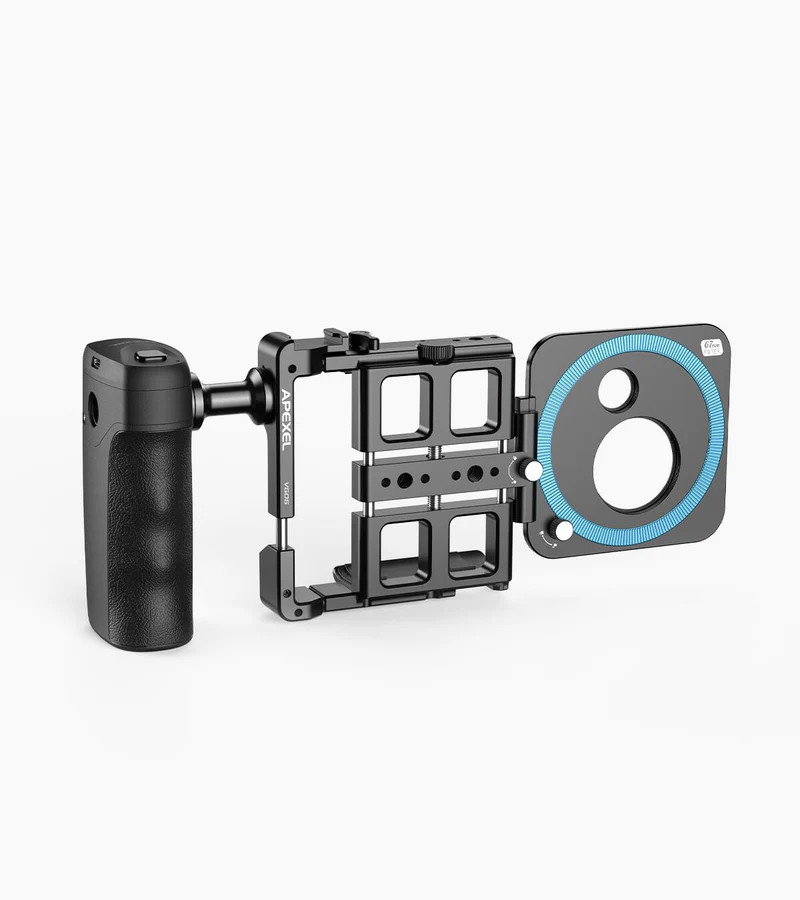 Клітка телефону для об'єктиву фільтра повербанк Apexel APL-VG05CH, фото 1