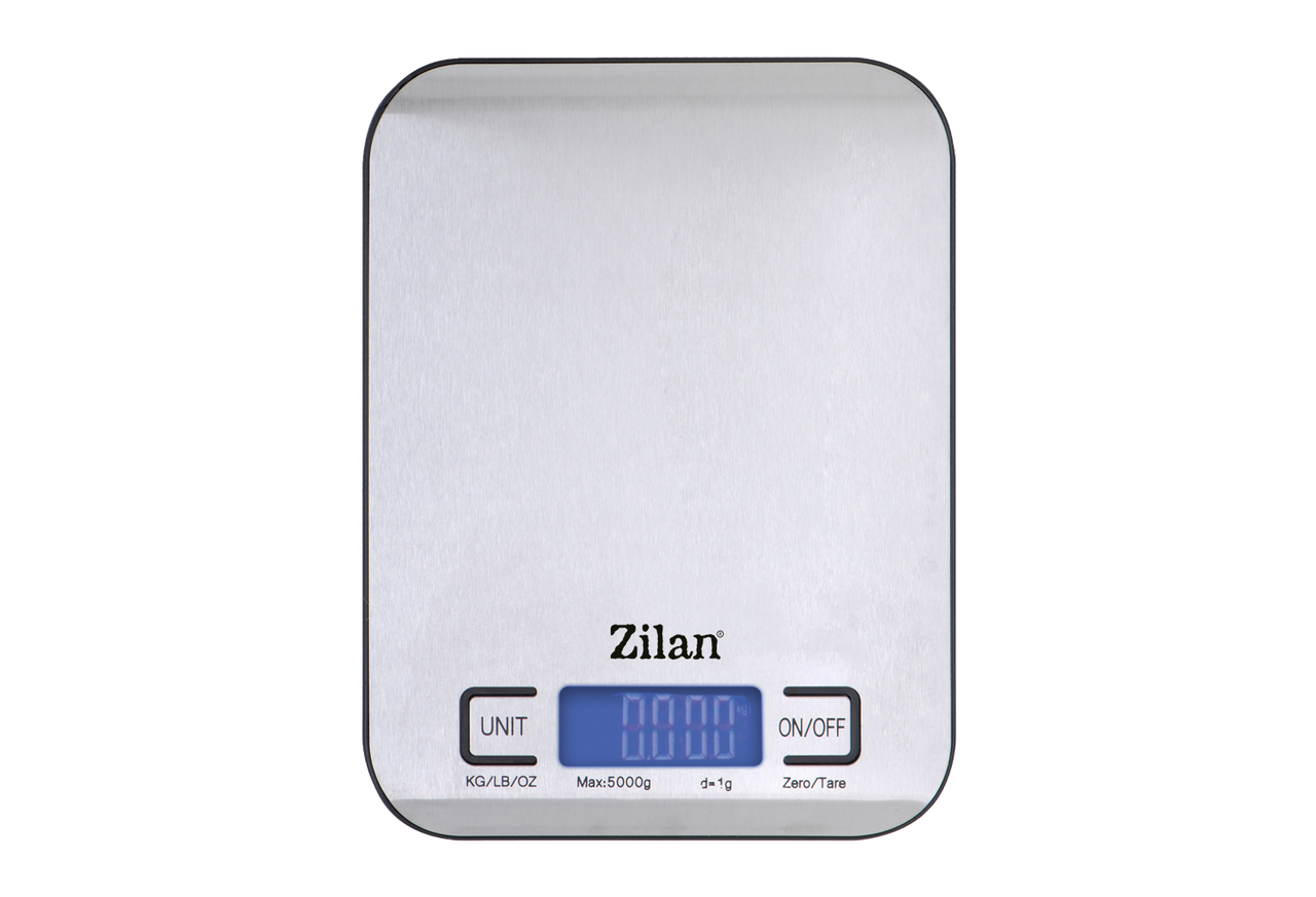 Кухонні ваги до 5 кг Zilan ZLN2984 з платформою з нержавіючої сталі