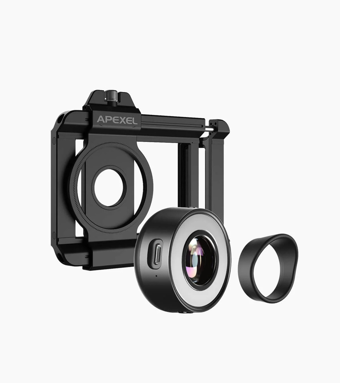 Мікроскоп для телефону 120x ювелірний ультрафіолет JeweLens Apexel APL-MS120, фото 1