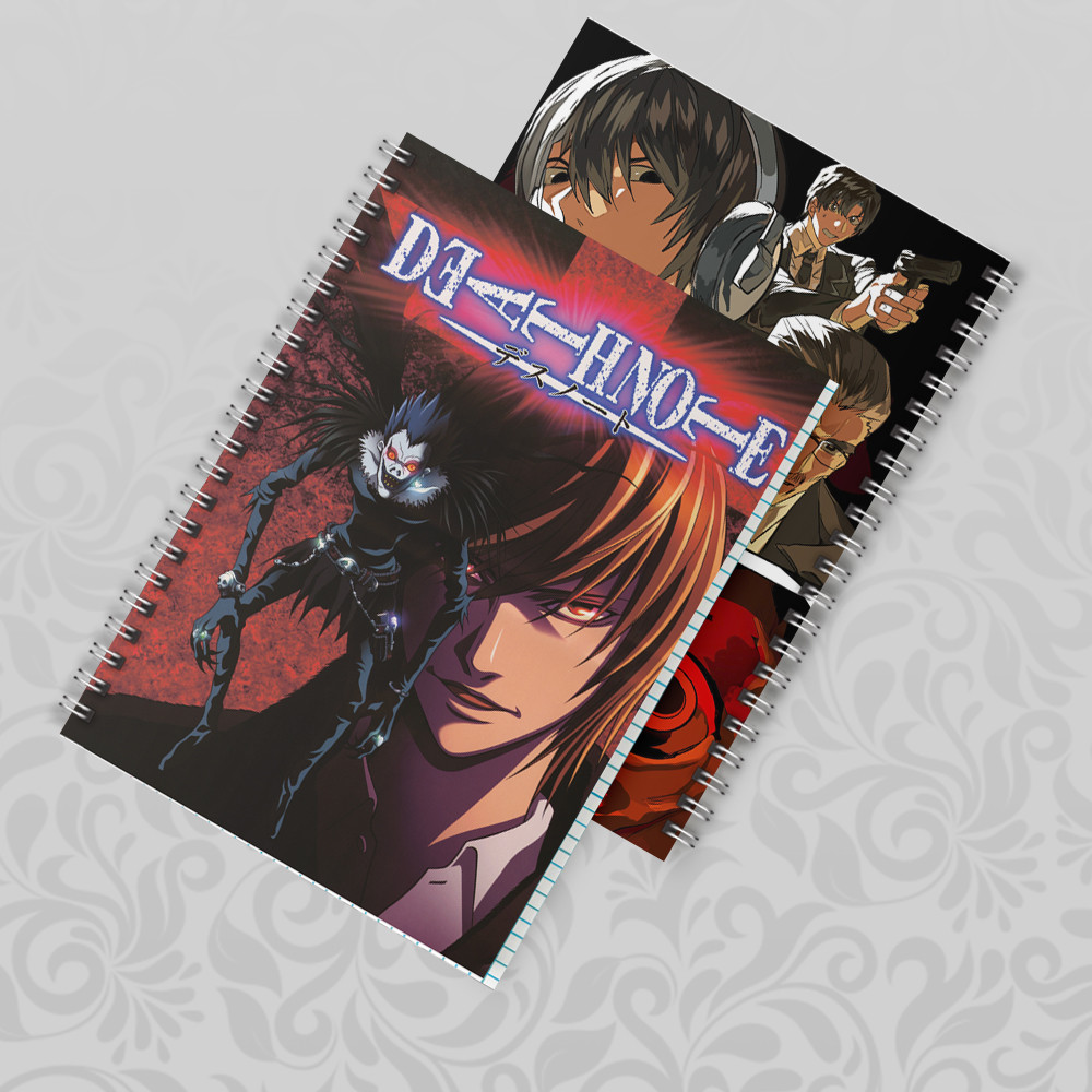 Зошит А5 48 арк. на пружині у клітинку 60 гр.м² Death Note