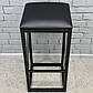 Барний стілець з м’яким сидінням екошкіра (390425), фото 4