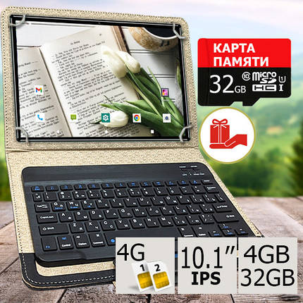 Планшет-телефон ASUS Aero Tab 10 LTE metal 4/32 DUAL SIM 10.1" IPS + Чохол з Bluetooth Клавіатурою і Карта пам'яті 32ГБ!, фото 1