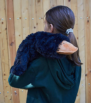 М'яка іграшка Гусак-обнімусь 90 см Довга м'яка іграшка для сну Іграшка гусак обнімусь Чорний