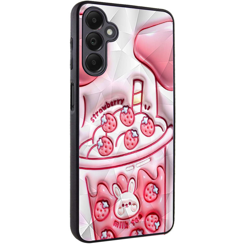 TPU+PC чохол Prisma Fluffie Full Camera для Samsung Galaxy A26 5G з креативним принтом Strawberry