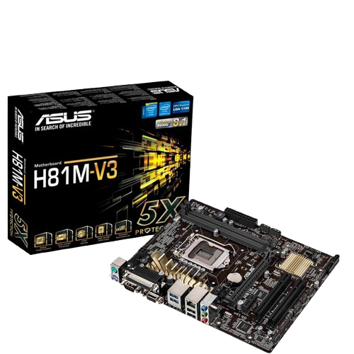 Материнська плата Asus H81M-V3 LGA 1150 (H81M-V3) Б/В