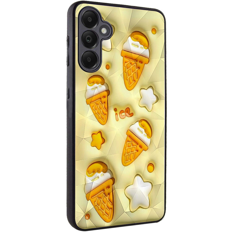 TPU+PC чохол Prisma Fluffie Full Camera для Samsung Galaxy A36 5G з креативним принтом Ice