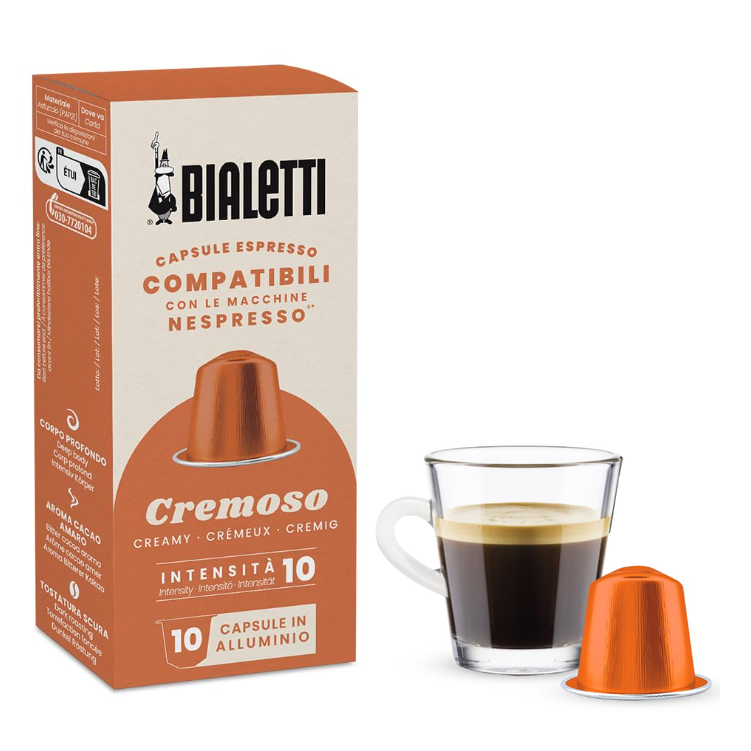 Кава в капсулах Bialetti by Nespresso Cremoso (10 капсул)