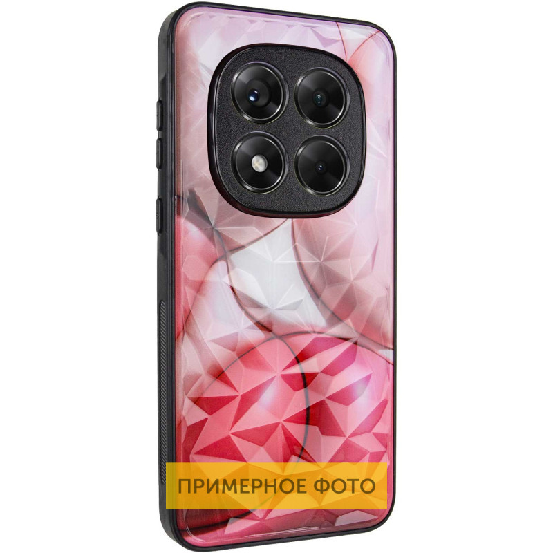 TPU+PC чохол Prisma BubbleGum Full Camera для Xiaomi Redmi Note 14 4G (Int. version) з креативним принтом 3D Pink, фото 1
