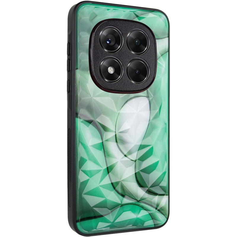 TPU+PC чохол Prisma BubbleGum Full Camera для Xiaomi Redmi Note 14 Pro 4G з креативним принтом 3D Green, фото 1