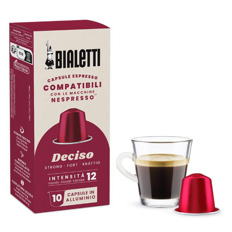 Кава в капсулах Bialetti by Nespresso Deciso (10 капсул)