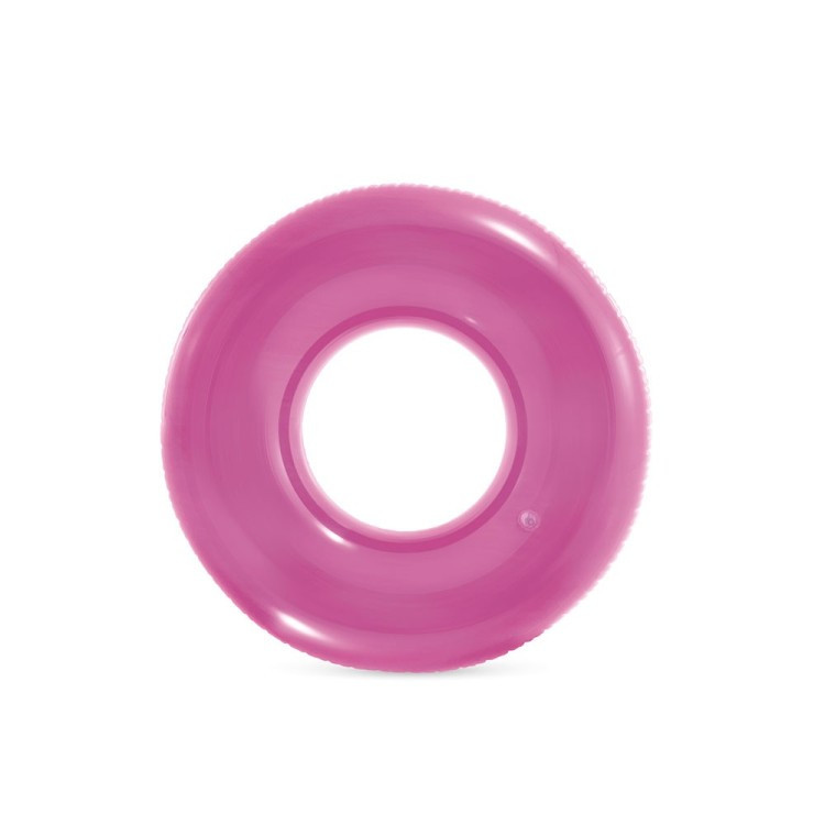 Надувне коло Intex 59260 «Прозорий light pink», Ø 76 см, фото 1