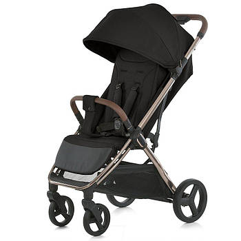 Прогулянкова коляска El Camino Axis ME 1192 — книжка до 22 кг, PU‑колеса з амортизацією, капюшон UPF50