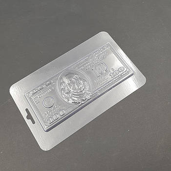 Молд для шоколаду Банкнота 100 доларів