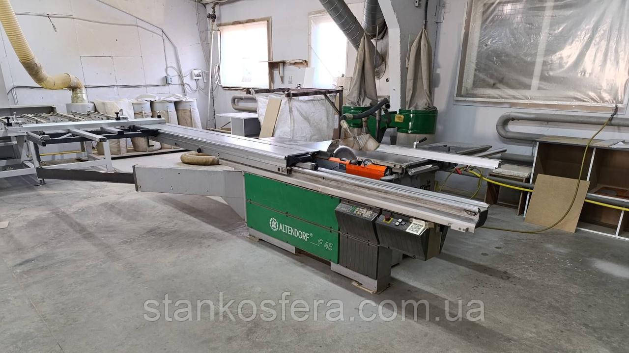 Форматний верстат Altendorf F45 б/у 2001р. для розкрою ДСП, MDF, фанери, дерев'яних щитів, фото 1