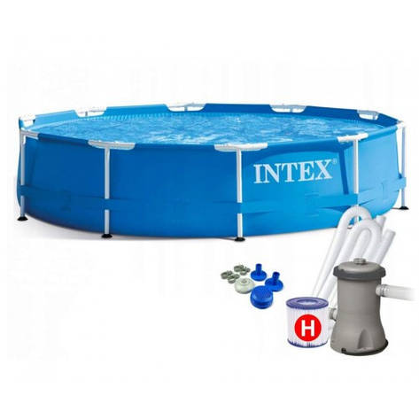 Каркасний басейн Intex 28202, 305 х 76 см., з фільтр-насосом, фото 1