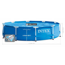 Каркасний басейн Intex 28202, 305 х 76 см., з фільтр-насосом, фото 6