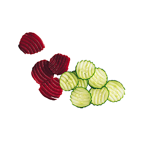 Диск POM2 слайсер хвилястий 2 мм для овочерізки Robot Coupe CL50, 52, 55, 60 (27068), фото 2