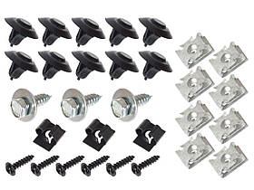 Seat Ibiza IV 02-09 Набір засувок для кріплення захисту двигуна 30шт. комплектект