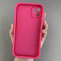 Чохол для iPhone 11 чохол з високими бортами із зірочками на айфон 11 малиновий q05d, фото 2
