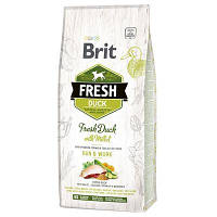 Brit Fresh Duck with Millet Adult Run & Work для дорослих активних собак всіх порід (качка) 12 кг
