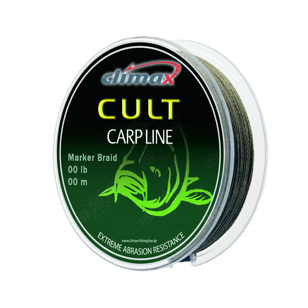 Шнур Маркерний Climax CULT MARKER BRAID 30lb 274 м зелений, що тоне