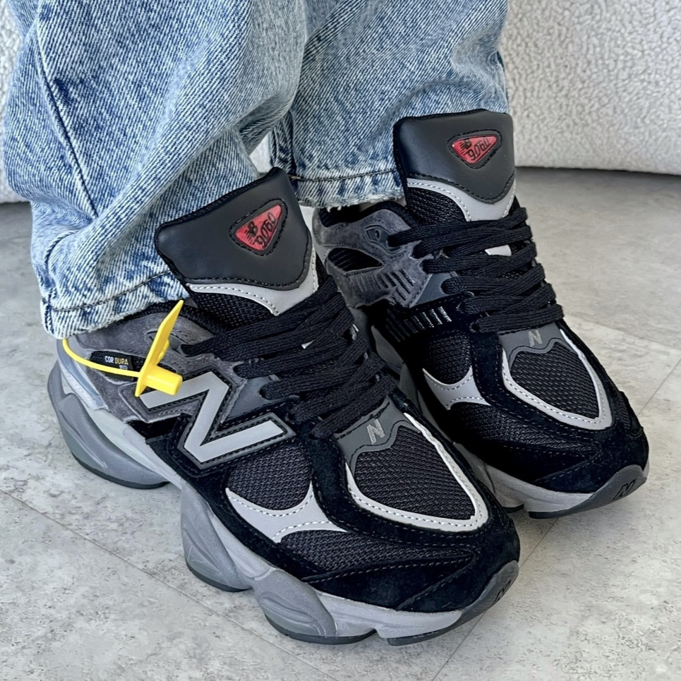 New Balance 9060 Black Grey, фото 1