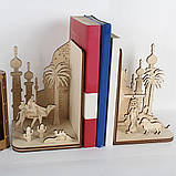 Підставка для книг 3D дерев'яна головоломка Саудівська Аравія M-73, фото 2