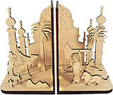 Підставка для книг 3D дерев'яна головоломка Саудівська Аравія M-73, фото 8