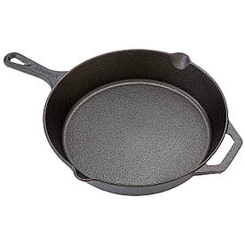 Сковорідка чавунна 30 см Groenberg Hekla Pan 30 cm / 3 L Black