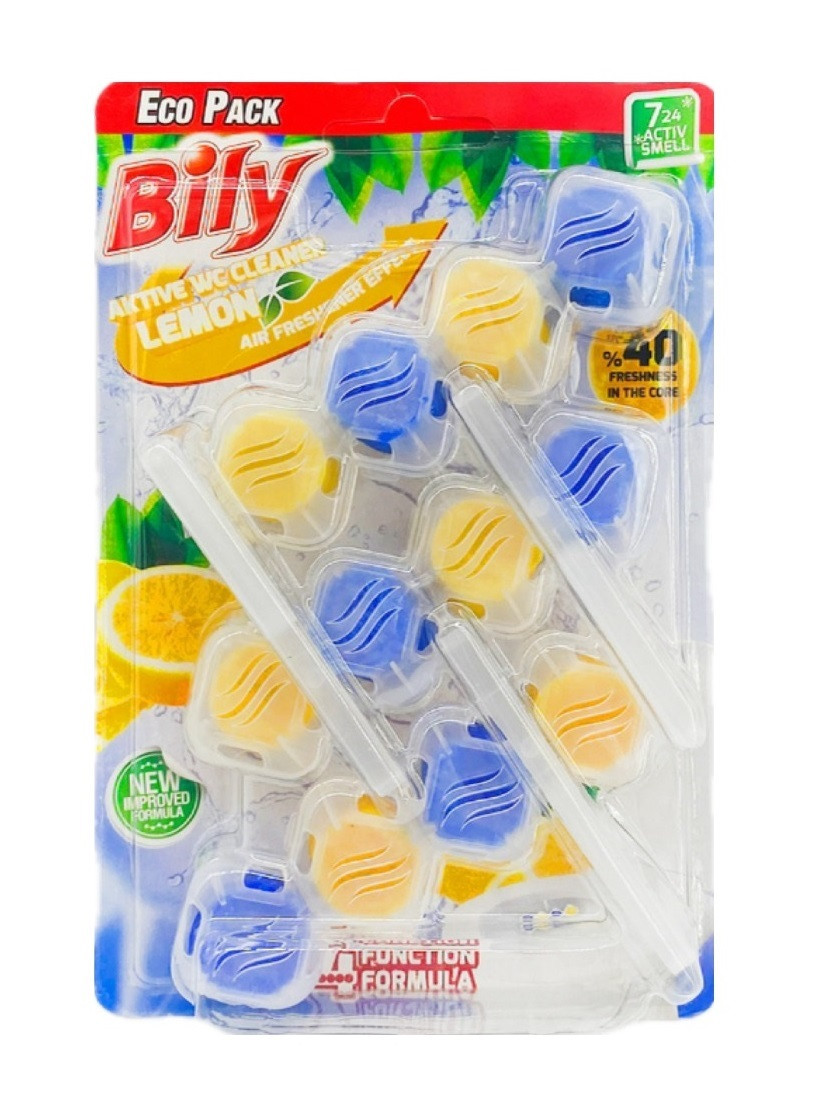Твердий туалетний блок Bily Лимон 3*50, фото 1