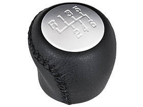 Fiat Punto EVO 2008 - ручка перемикання передач чорний + сріблястий 6 передач, арт. DA-21517