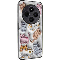 TPU+PC чохол Prisma Fluffie для Xiaomi Redmi 14C / Poco C75 Kittens