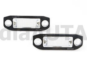 Volvo C30 S40 S60 S80 V50 V70 XC60 XC70 XC90 світлодіодні лампи підсвічування номерного знака 2 шт. комплект.