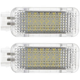 Audi A5 A6 C5 C5 універсал C6 C6 універсал C7 світлодіодні лампи підсвічування бардачка і багажника 2 шт.