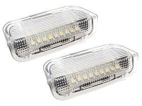 VW EOS Golf V VI Jetta III Passat B6 B7 B8 CC Scirocco Sharan Touareg внутрішні дверні вогні білий світлодіод