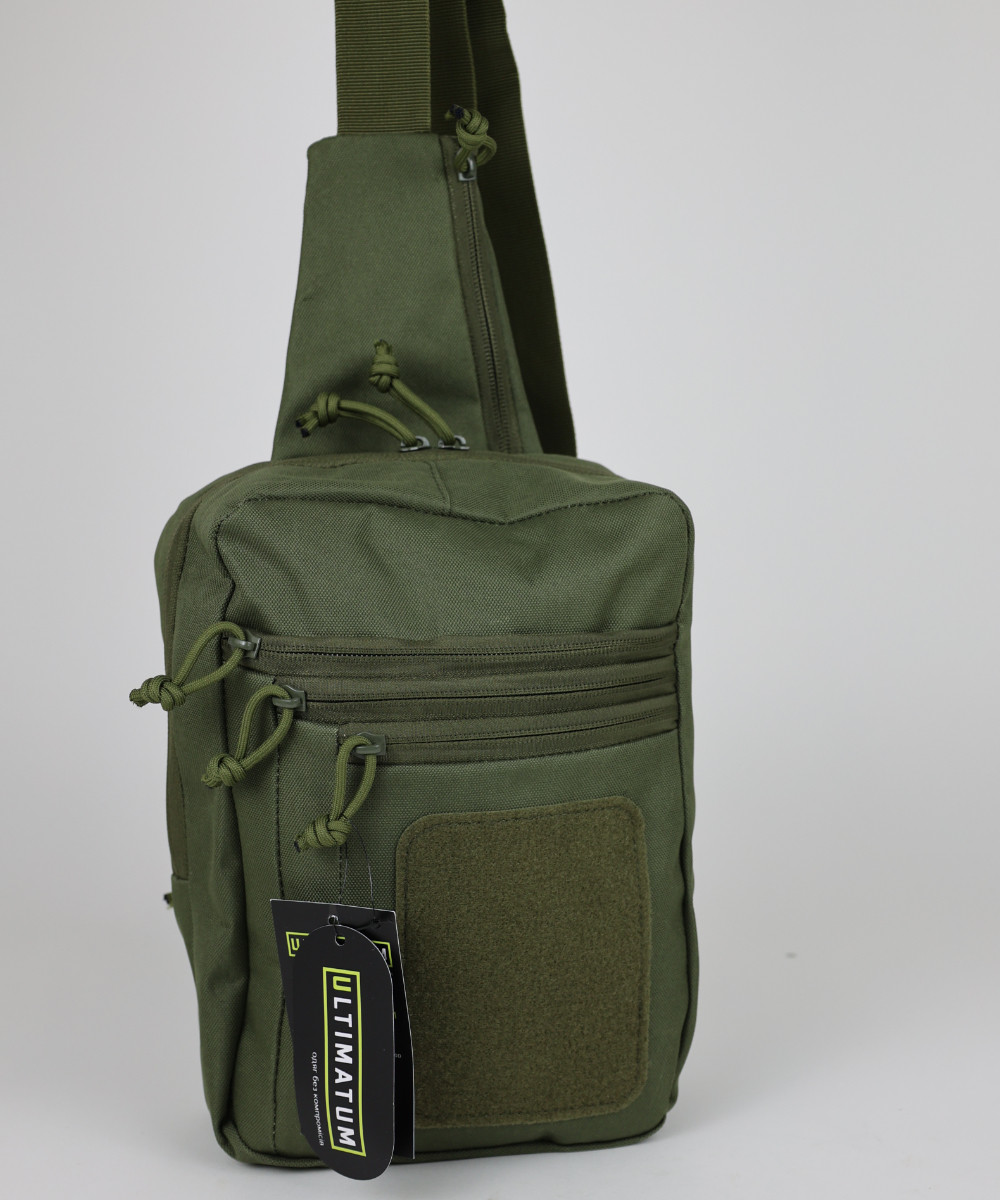 Рюкзак однолямковий Ultimatum Олива RT-19, фото 1