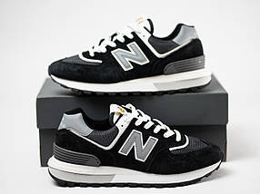 Чоловічі кросівки New Balance 574 Legacy Black White чорні