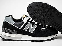 Чоловічі кросівки New Balance 574 Legacy Black White чорні, фото 5