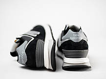 Чоловічі кросівки New Balance 574 Legacy Black White чорні, фото 6