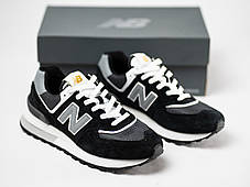Чоловічі кросівки New Balance 574 Legacy Black White чорні, фото 4