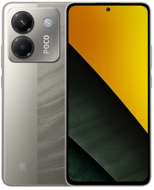 Смартфон Xiaomi Poco M7 Pro 5G 8/256Gb Silver (No Adapter) UA UCRF