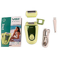 Епілятор VGR 2 в 1 V-758, 2 насадки., фото 2