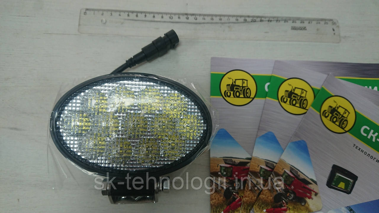 Робоча LED фара прожектор JOHN DEERE, CASE, CLAAS, NEW HOLLAND (Cametet) JOHN DEERE RE198623, AH207788, AH207789, AXE40244,, фото 1